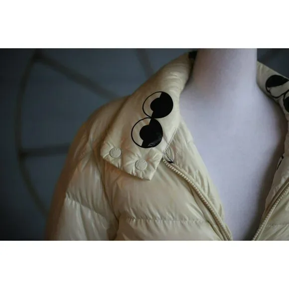 RARE Moncler White Down Puffer Jacket Size 1 / Small $1,925